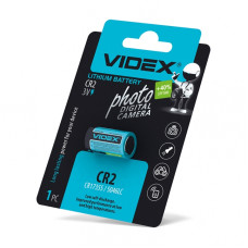 Батарейка VIDEX бл-1шт CR2 1PC