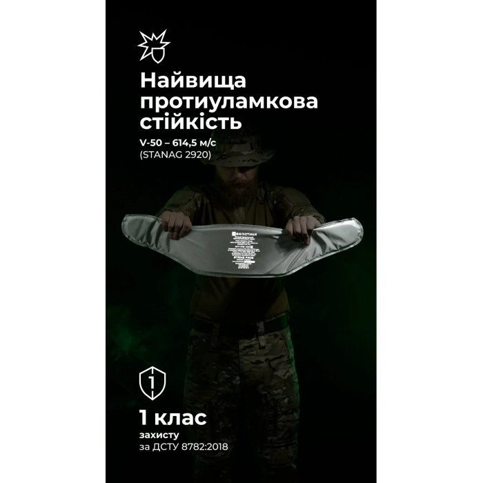 Балістичний пакет для РПС "Черсел" Слім S (2 клас | 680 г | НВМПЕ ✡Ізраїль) ТМ Балістика 105021502