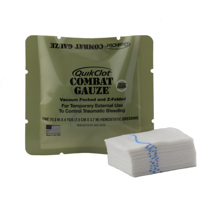 Гемостатичний бинт QuikClot Combat Gauze