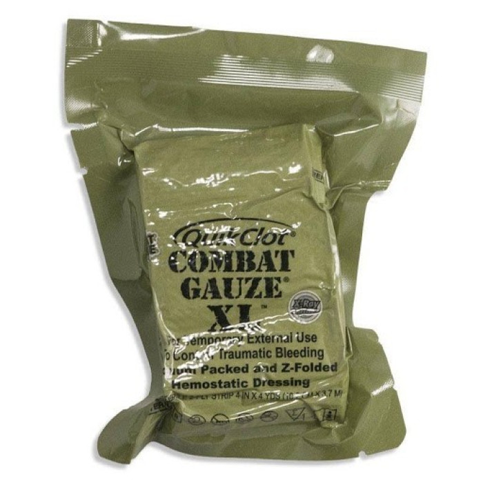 Гемостатичний бинт QuikClot Combat Gauze
