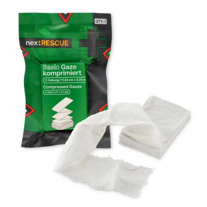 Кровоспинний бинт  Compressed Gauze 11,43 см Х 3,75 см