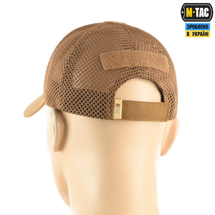 M-Tac бейсболка тактична з сіткою Elite Flex Coyote Brown L/XL