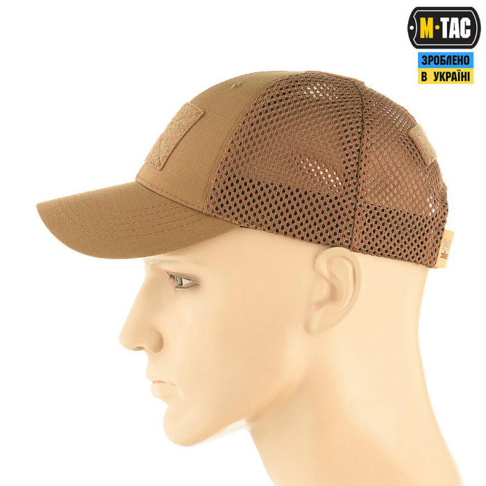 M-Tac бейсболка тактична з сіткою Elite Flex Coyote Brown XS