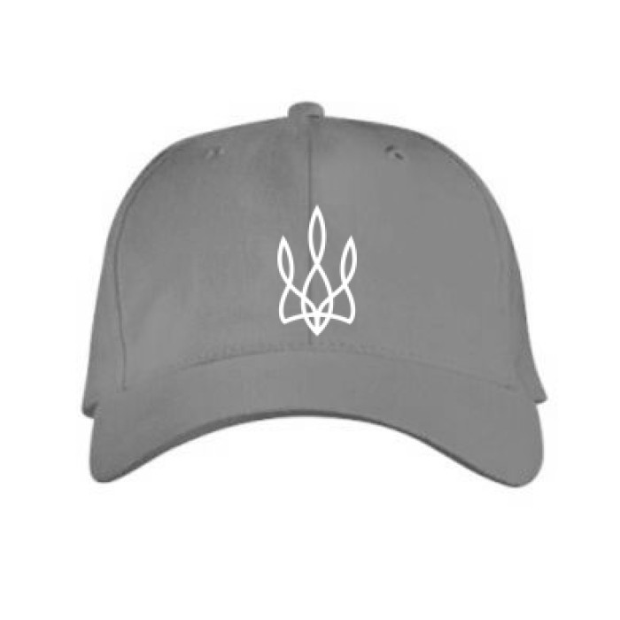 Бейсболка PK Grey M Тризуб, перфорація
