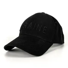 Бейсболка PK Black L/XL UKRAINE