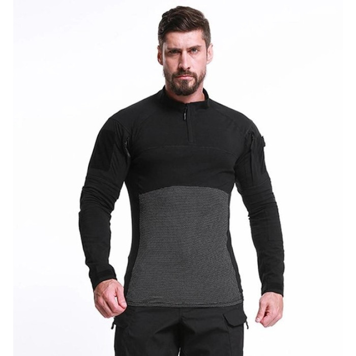 Убакс Black L Tactical Combat Shirt короткий рукав