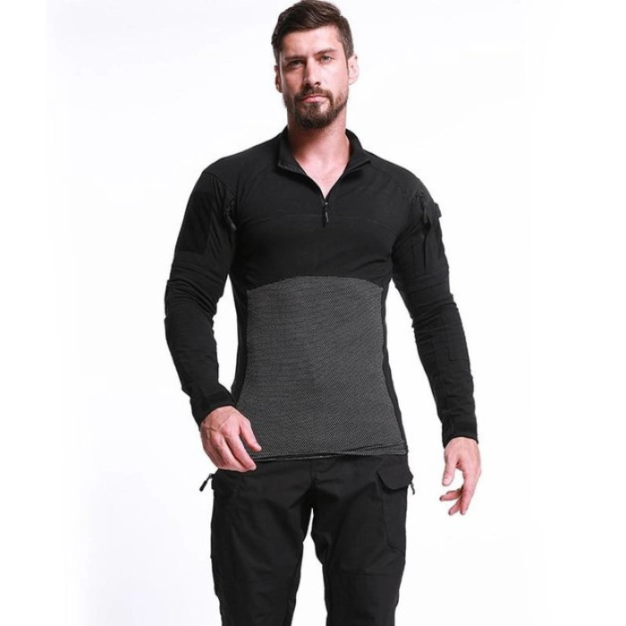 Убакс Black L Tactical Combat Shirt короткий рукав