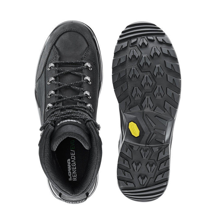 Черевики LOWA Deep black 41,5 Renegade Evo GTX MID 311916-0998