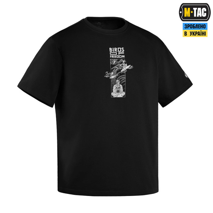 M-Tac футболка Birs of freedom Cotton Hard Black L