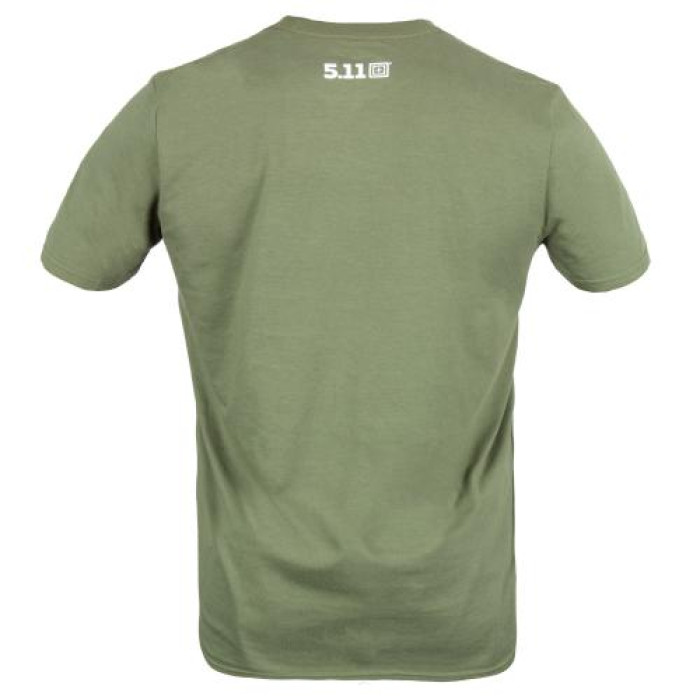 Футболка Military Green 2XL 5.11 з малюнком Tactical Shield Ukraine лімітована серія 41273-225