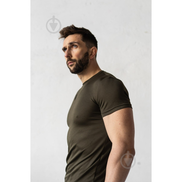 Футболка Dark Navy Blue 3XL Logos COOLMAX з вишивкою чорний Герб 04-09-00-0017