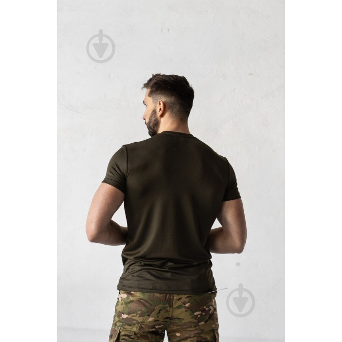 Футболка Dark Navy Blue 3XL Logos COOLMAX з вишивкою чорний Герб 04-09-00-0017