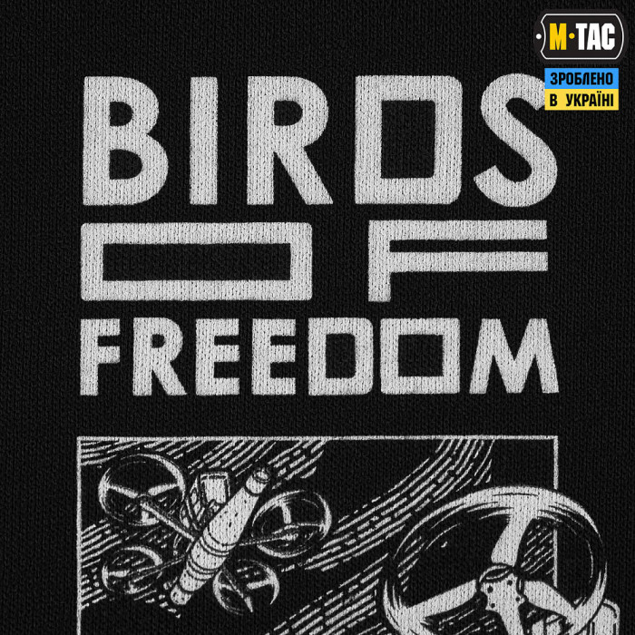 M-Tac футболка Birs of freedom Cotton Hard Black L