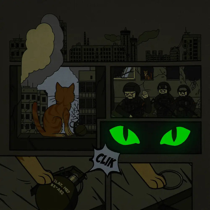 M-Tac футболка Orange Cat Cotton Hard Light Olive M