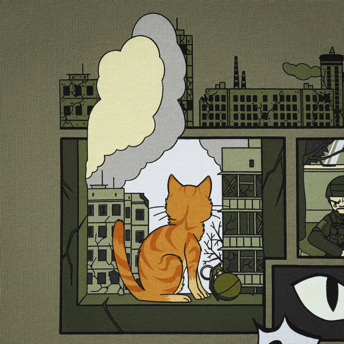 M-Tac футболка Orange Cat Cotton Hard Light Olive M