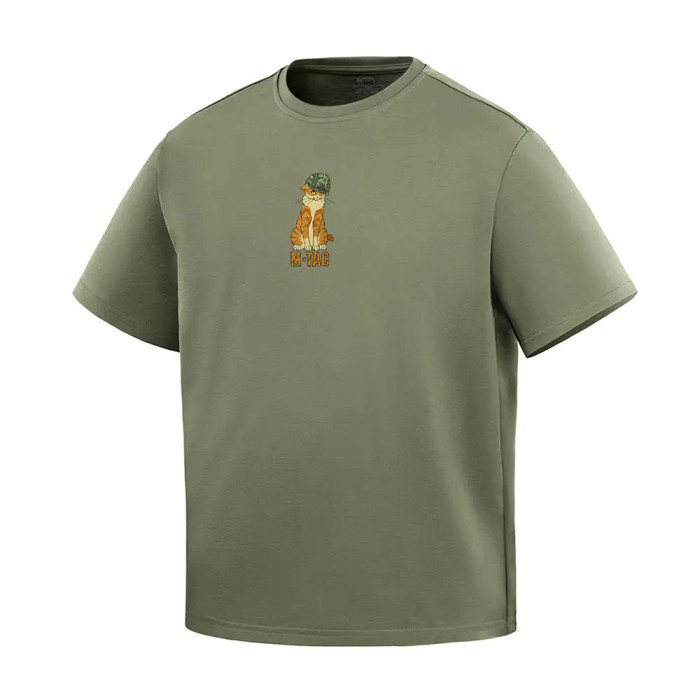 M-Tac футболка Orange Cat Cotton Hard Light Olive M