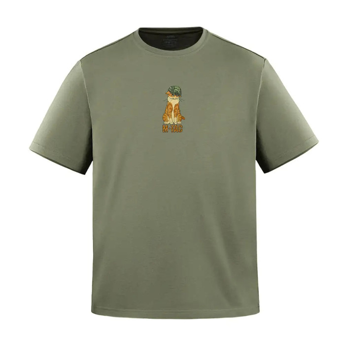 M-Tac футболка Orange Cat Cotton Hard Light Olive M