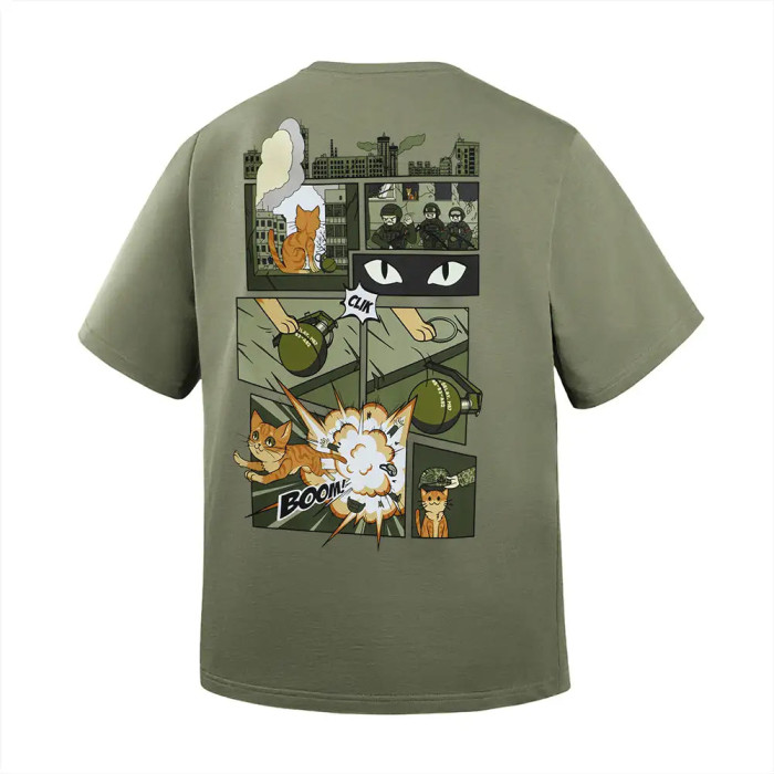 M-Tac футболка Orange Cat Cotton Hard Light Olive M