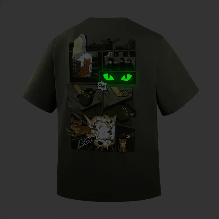 M-Tac футболка Orange Cat Cotton Hard Light Olive M