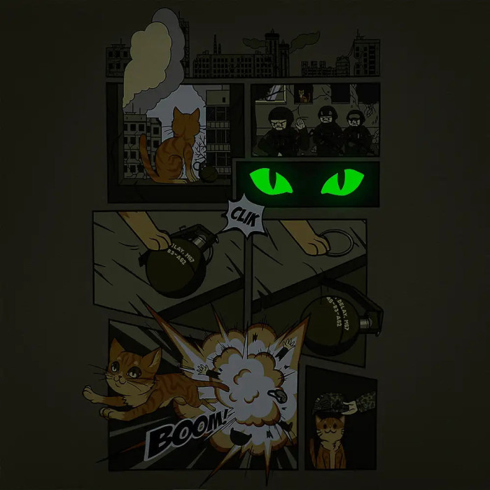 M-Tac футболка Orange Cat Cotton Hard Light Olive M