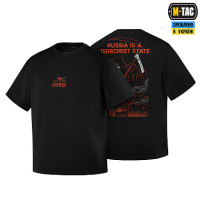 M-Tac футболка russia is a terrorist state Oversize Cotton Hard Black XS