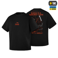 M-Tac футболка russia is a terrorist state Oversize Cotton Hard Black 2XL