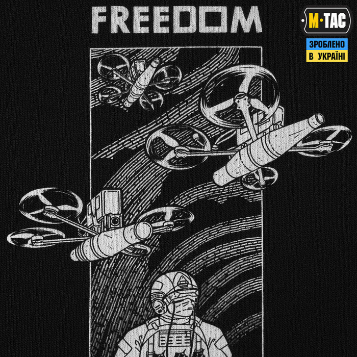 M-Tac футболка Birs of freedom Cotton Hard Black L
