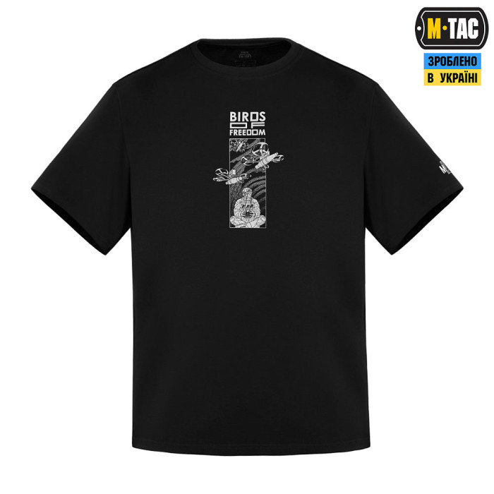 M-Tac футболка Birs of freedom Cotton Hard Black L