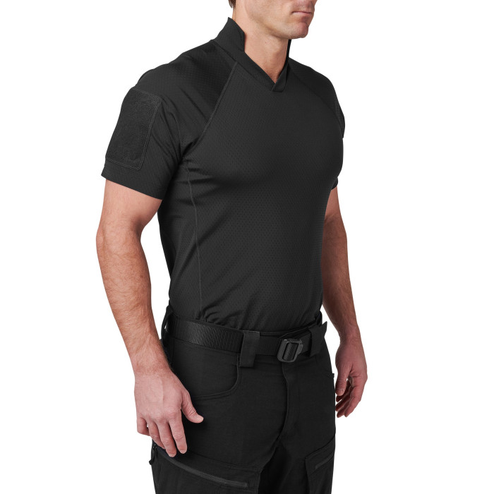 Футболка Black 2XL 5.11 тактична потовідвідна V.XI Sigurd S/S Shirt 41288-019