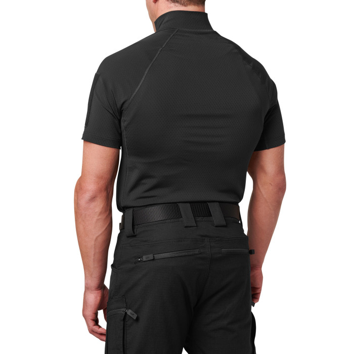 Футболка Black 2XL 5.11 тактична потовідвідна V.XI Sigurd S/S Shirt 41288-019