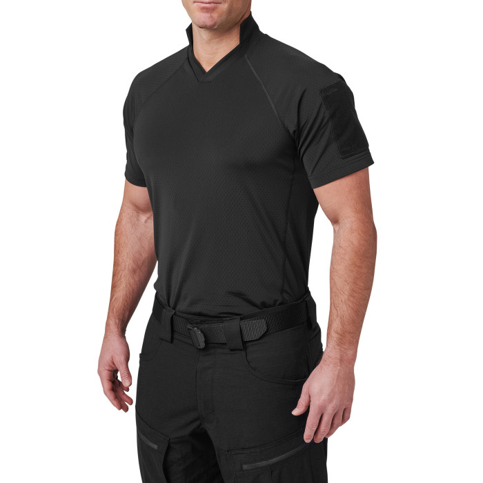 Футболка Black 2XL 5.11 тактична потовідвідна V.XI Sigurd S/S Shirt 41288-019