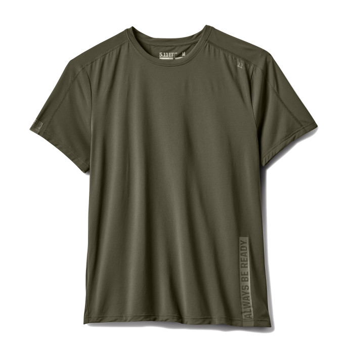 Футболка RANGER GREEN L 5.11 тактична потовідвідна Tactical No Mercy PT-R Short Sleeve Top  82133-18
