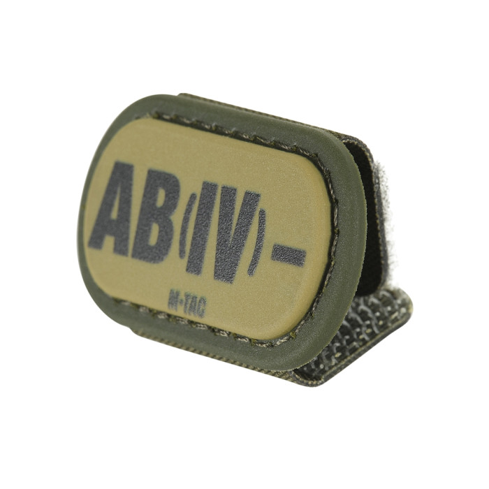 M-Tac MOLLE Patch група крові AB (IV) - PVC Ranger Green