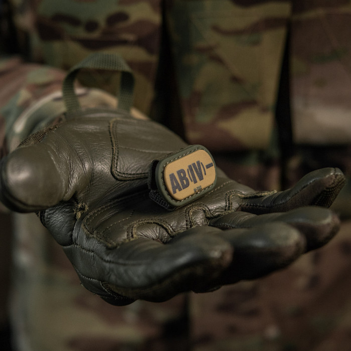 M-Tac MOLLE Patch група крові AB (IV) - PVC Ranger Green