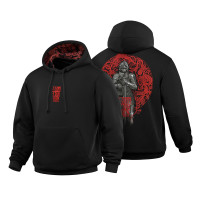 M-Tac кофта Hoodie Один в полі воїн Oversize Hard Black 2XL