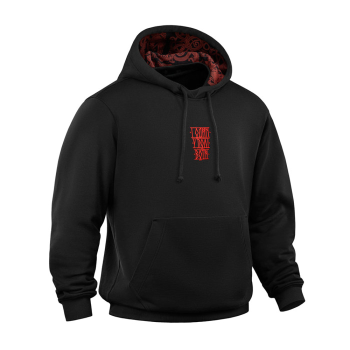 M-Tac кофта Hoodie Один в полі воїн Oversize Hard Black 2XL