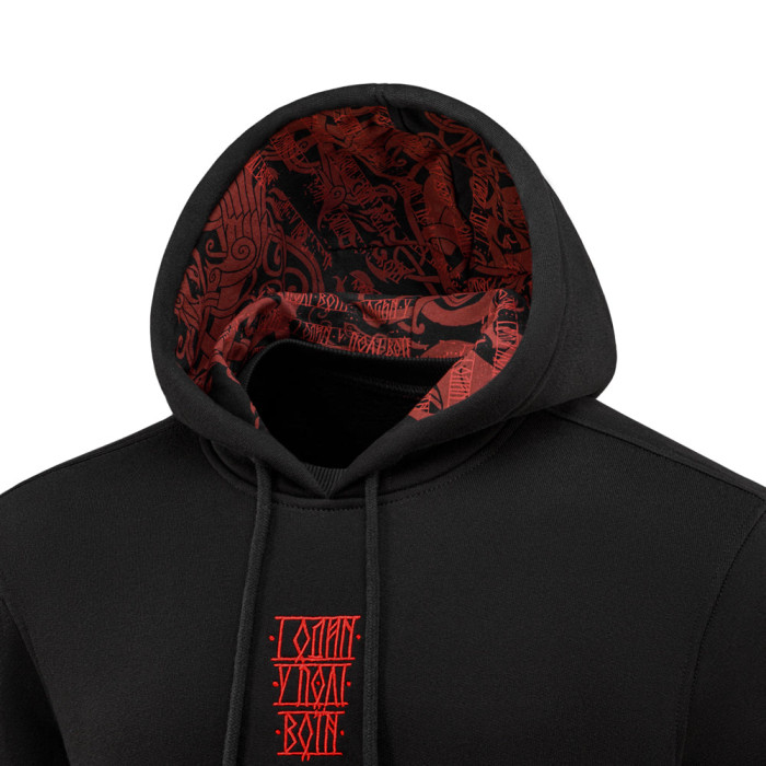M-Tac кофта Hoodie Один в полі воїн Oversize Hard Black 2XL