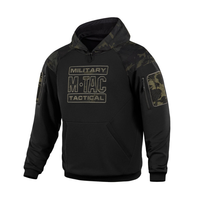M-Tac кофта Hoodie Combat Black Multicam L