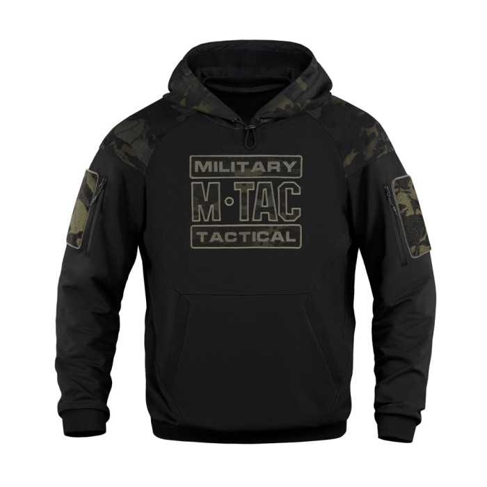 M-Tac кофта Hoodie Combat Black Multicam L
