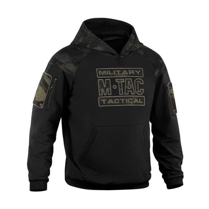 M-Tac кофта Hoodie Combat Black Multicam L