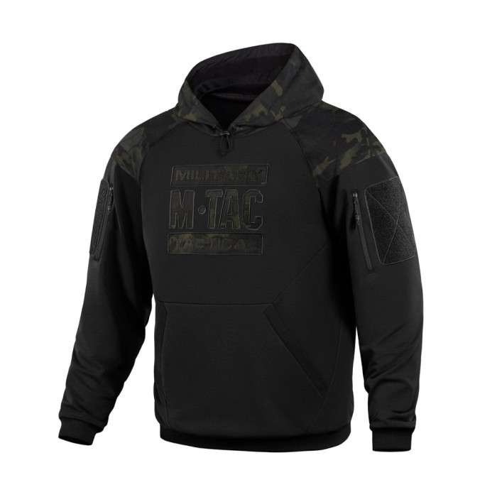 M-Tac кофта Hoodie Combat Black Edition Black Multicam L