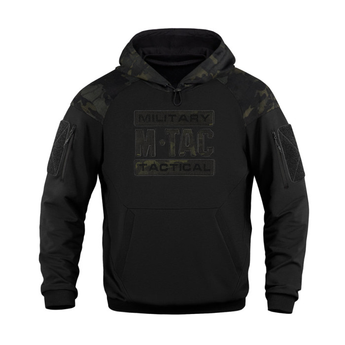 M-Tac кофта Hoodie Combat Black Edition Black Multicam L