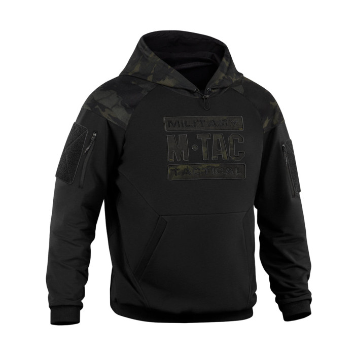 M-Tac кофта Hoodie Combat Black Edition Black Multicam L