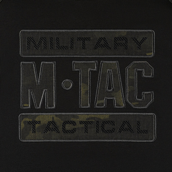 M-Tac кофта Hoodie Combat Black Edition Black Multicam L