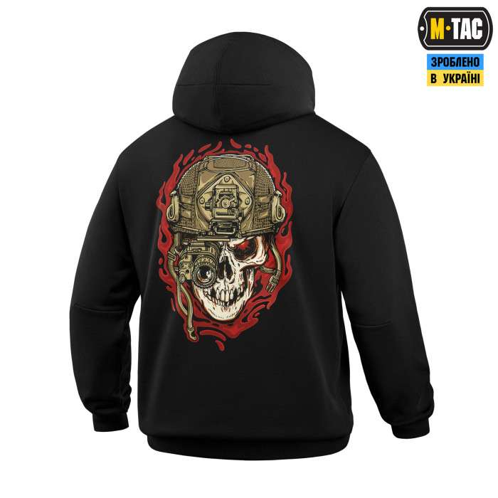 M-Tac кофта Hoodie Worn to the bone Oversize Hard Black L