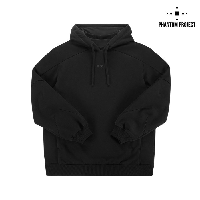 Phantom Project/M-Tac кофта Hoodie Semi-raglan Washed Cotton Black 2XL