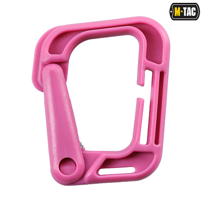 Карабін пластиковий Grimloc Pink