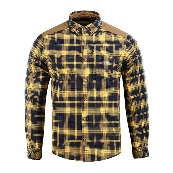 M-Tac сорочка Redneck Shirt Navy Blue/Yellow L/L
