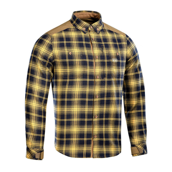 M-Tac сорочка Redneck Shirt Navy Blue/Yellow L/L