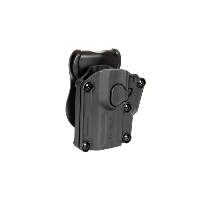 Кобура Cytac Black пластикова універсальна Compact під ліву руку CY-UHCL